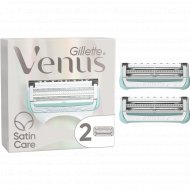 Сменные кассеты для безопасных бритв «Gillette» Venus Satin care, 2 шт