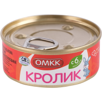 

Консерва мясная "КРОЛИК" ЛВК 90г