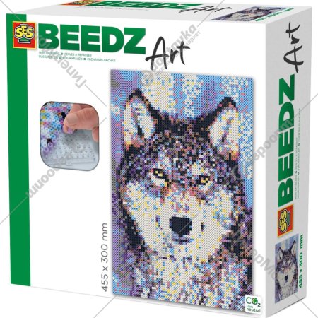 Набор для творчества «SES Creative» Beedz Art, Волк, 06001
