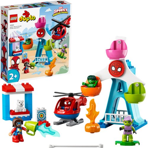Констрктор «Lego» Duplo, 10963, Человек-паук и его друзья в парке развлечений