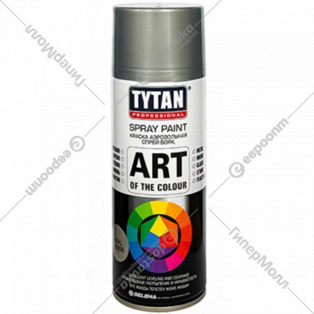 Аэрозольная краска «Tytan» Металлик, RAL9006, 400 мл