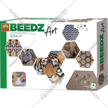 Набор для творчества «SES Creative» Beedz Art, Сафари, 06022