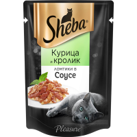 

Корм "ШЕБА ПЛЕЖЕР" (курица/кролик) 85г