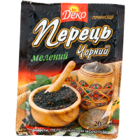 

Перец черный молотый"ДЕКО"10г