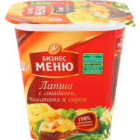 

Лапша б/п"БИЗНЕС МЕНЮ"(гов/том/сыр)105г