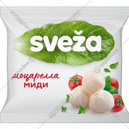 Сыр мягкий «SVEZA» Моцарелла миди, 45%, 300 г