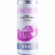 Вино безалкогольное «Розе» розовое, полусладкое, 250 мл