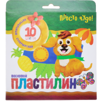 

Пластилин (10 цв,300г,П-10)