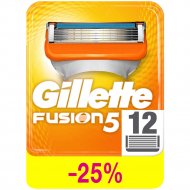Сменные кассеты для бритья «Gillette» Fusion, 12 шт