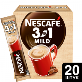 Уп. Ко­фей­ный на­пи­ток рас­тво­ри­мый «Nesсafe» 3 в 1 мягкий, 20х14.5 г