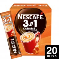Уп. Кофейный напиток растворимый «Nesсafe» 3 в 1, карамель, 20х14.5 г