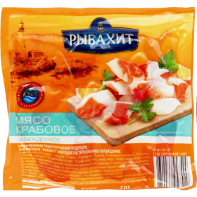 Крабовое мясо «РыбаХит» имитация, пастеризованное, 200 г