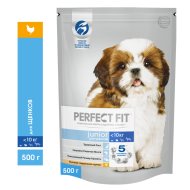 Корм для щенков Perfect Fit для мелких и миниатюрных пород, с курицей, 500 г