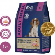 Корм для собак «Brit» Premium, Adult Small, с курицей, 5049899, 1 кг
