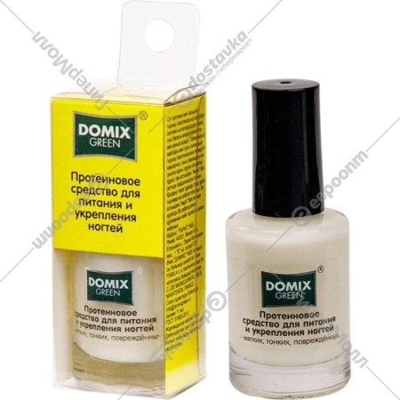 Средство для питания и укрепления ногтей «Domix Green Professional» Протеиновое. 11 мл