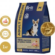 Корм для собак «Brit» Premium, Adult Medium, с курицей, 5049943, 1 кг