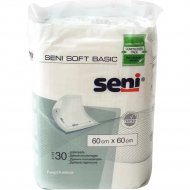 Пеленки впитывающие одноразовые «Seni» Soft Basic, 60х60 см, 30 шт