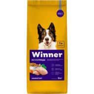 Корм для собак Мираторг Winner, с курицей, для средних и крупных пород, 8 кг
