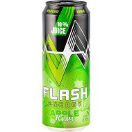 На­пи­ток энер­ге­ти­че­ский «Flash up energy» со вкусом яблока и киви, 0.45 л