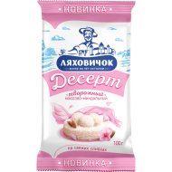 Десерт творожный Ляховичок Лакомка с наполнителем со вкусом миндаля и кокосом, 6%, 100 г