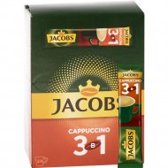 Напиток кофейный «Jacobs» 3в1 Капучино, 24х12.5 г