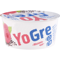 

Йогурт"YОGRE"(греческ,мал-чиа,1.7%)140г