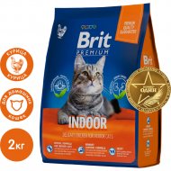 Корм для кошек «Brit» Premium, Indoor, с курицей, 5049769, 2 кг