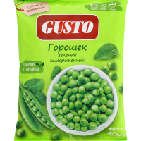 

Зеленый горошек"GUSTO"(замороженный)400г