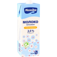 

Молоко стерил.2.5% (п/пак) 1л