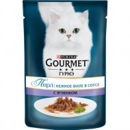 Корм для кошек «Gourmet» нежное филе в соусе с ягнёнком, 85 г