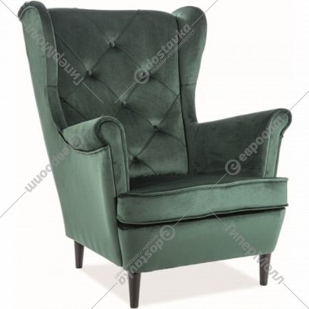 Кресло «Signal» Lady, Velvet Bluvel78, зеленый