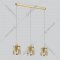 Подвесной светильник «Евросвет» 50101/3, перламутровое золото