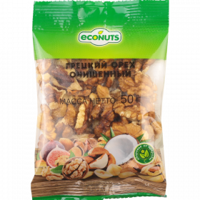 Грец­кий орех «Econuts» очи­щен­ный, 50 г