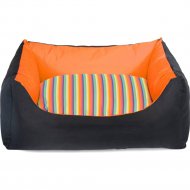 Лежанка для животных «Camon» черный/оранжевый, CC127/F, 35 см