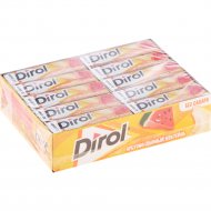 Жевательная резинка «Dirol» арбузно-дынный коктейль, 30х13.6 г