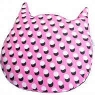 Лежанка для кошек «Camon» розовый в кружочки, CG004/G, 70х10 см