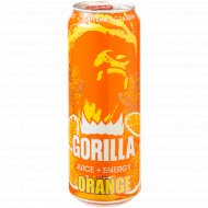 Напиток энергетический «Gorilla» с соком апельсина, 0.45 л