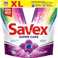 Жидкое средство для стирки в капсулах «Savex» Color, 42 шт