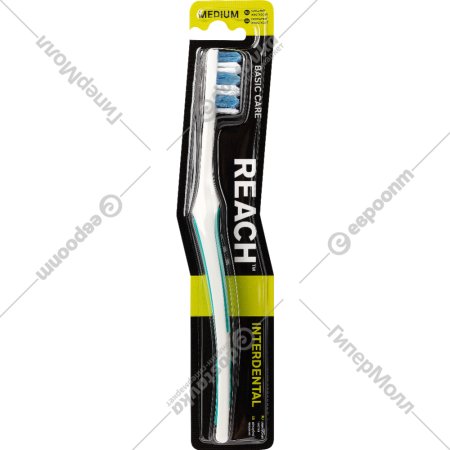 Зубная щетка «Reach» Interdental, Межзубная чистка, средняя жесткость