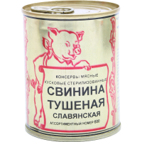 

Конс.мясн."СВИНИНА ТУШ.СЛАВЯНСКАЯ" 338 г