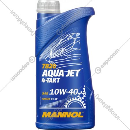 Моторное масло «Mannol» 4-Takt Aqua Jet 10W-40, 7820, 1 л