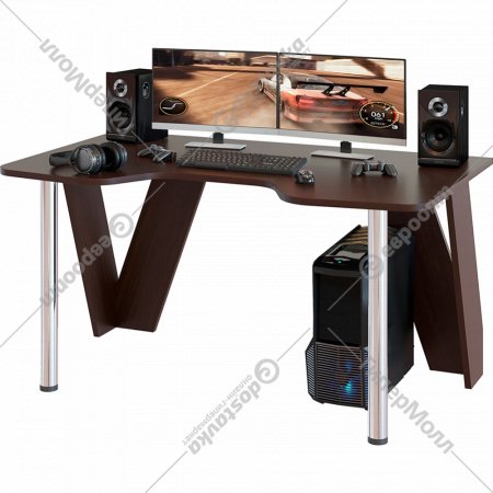 Компьютерный стол «Сокол» КСТ-116, венге