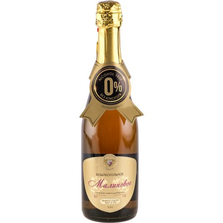 Нектар безалкогольный Absolute Nature малиновый, газированный, 0.75 л