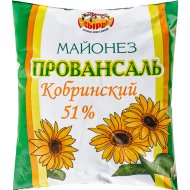 Майонез«ПРОВАНСАЛЬ КОБРИНСКИЙ» 51%,400г