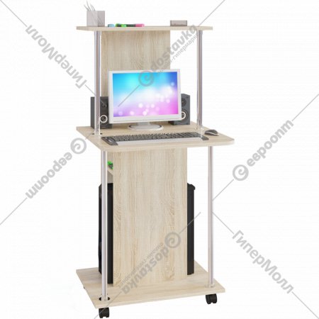 Компьютерный стол «Сокол» КСТ-12, дуб сонома