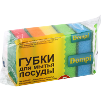

Губки бытовые"DOMPI"(95х65х33)5шт