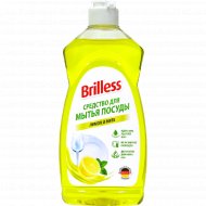 Средство для мытья посуды «Brilless» лимон и мята, 0.5 л