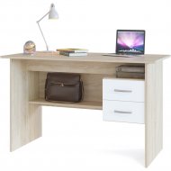 Письменный стол «Сокол» СПМ-07.1, дуб сонома/белый