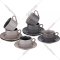 Набор для чая «Lefard» 86-2279, серый, 12 предметов