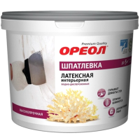 

Шпатлевка"ОРЕОЛ"(интерьерная)1.5кг